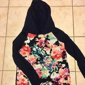 Floral Maternity Hoodie
